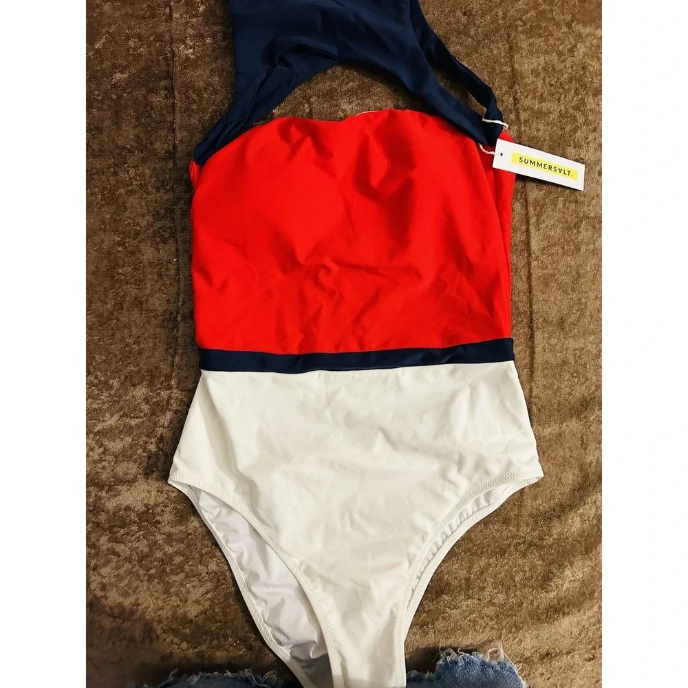 New Summersalt One Piece Swimsuit Womens 6 - The Intercostal Retails For $98